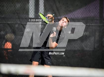 Thumbnail 2 in CHSAA Tennis 5A State Championships - Day 1 photogallery.