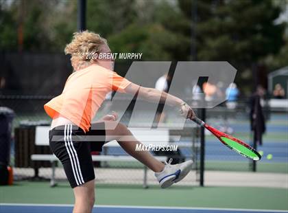 Thumbnail 2 in CHSAA Tennis 5A State Championships - Day 1 photogallery.