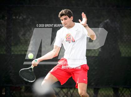 Thumbnail 2 in CHSAA Tennis 5A State Championships - Day 1 photogallery.