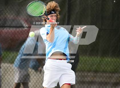 Thumbnail 1 in CHSAA Tennis 5A State Championships - Day 1 photogallery.