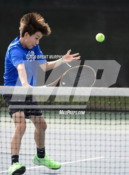 Thumbnail 1 in CHSAA Tennis 5A State Championships - Day 1 photogallery.