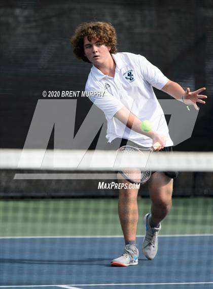 Thumbnail 3 in CHSAA Tennis 5A State Championships - Day 1 photogallery.