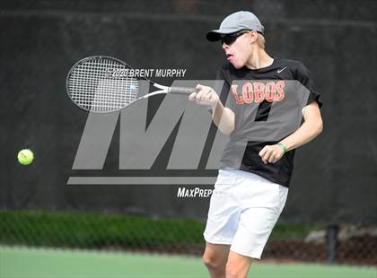 Thumbnail 1 in CHSAA Tennis 5A State Championships - Day 1 photogallery.