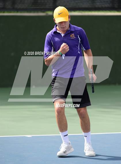Thumbnail 2 in CHSAA Tennis 5A State Championships - Day 1 photogallery.