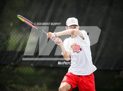 Thumbnail 1 in CHSAA Tennis 5A State Championships - Day 1 photogallery.