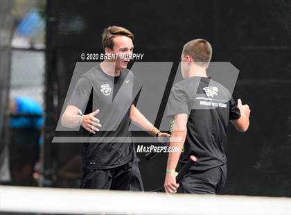 Thumbnail 1 in CHSAA Tennis 5A State Championships - Day 1 photogallery.