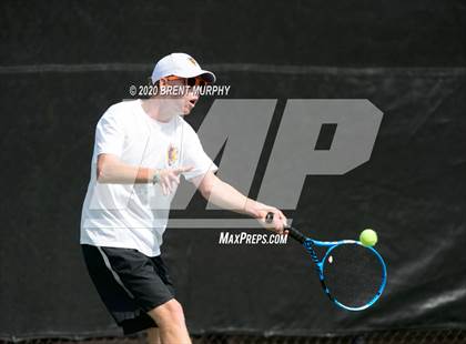 Thumbnail 2 in CHSAA Tennis 5A State Championships - Day 1 photogallery.