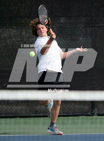 Thumbnail 1 in CHSAA Tennis 5A State Championships - Day 1 photogallery.
