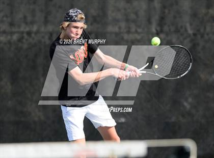 Thumbnail 2 in CHSAA Tennis 5A State Championships - Day 1 photogallery.