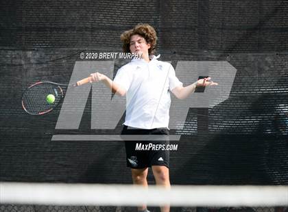 Thumbnail 2 in CHSAA Tennis 5A State Championships - Day 1 photogallery.