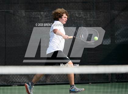 Thumbnail 2 in CHSAA Tennis 5A State Championships - Day 1 photogallery.