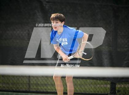 Thumbnail 1 in CHSAA Tennis 5A State Championships - Day 1 photogallery.