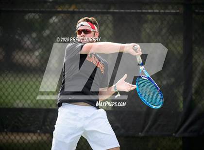 Thumbnail 1 in CHSAA Tennis 5A State Championships - Day 1 photogallery.