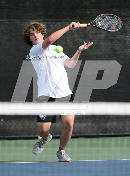 Thumbnail 2 in CHSAA Tennis 5A State Championships - Day 1 photogallery.