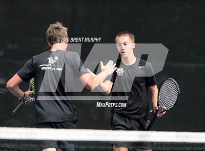 Thumbnail 1 in CHSAA Tennis 5A State Championships - Day 1 photogallery.