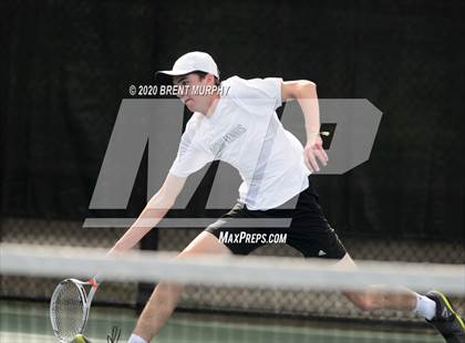 Thumbnail 1 in CHSAA Tennis 5A State Championships - Day 1 photogallery.