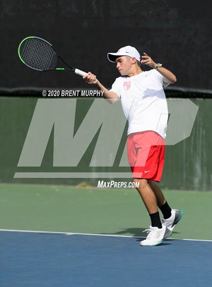 Thumbnail 3 in CHSAA Tennis 5A State Championships - Day 1 photogallery.