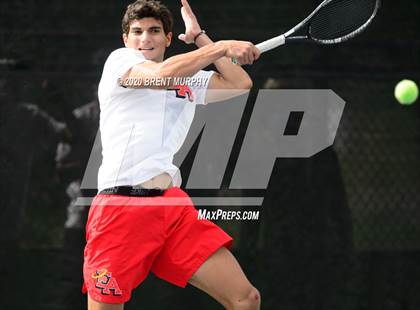 Thumbnail 2 in CHSAA Tennis 5A State Championships - Day 1 photogallery.