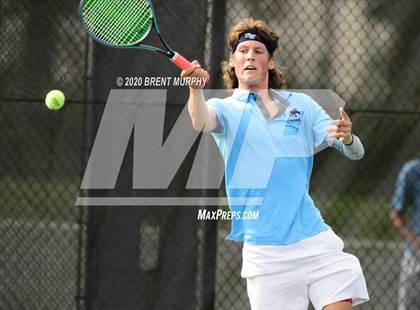 Thumbnail 2 in CHSAA Tennis 5A State Championships - Day 1 photogallery.