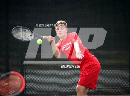 Thumbnail 2 in CHSAA Tennis 5A State Championships - Day 1 photogallery.