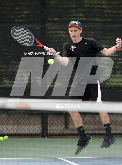 Thumbnail 3 in CHSAA Tennis 5A State Championships - Day 1 photogallery.