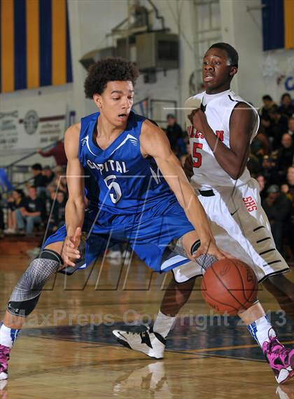 Thumbnail 2 in Capital Christian vs. Salesian (60th Gridley Invitational) photogallery.