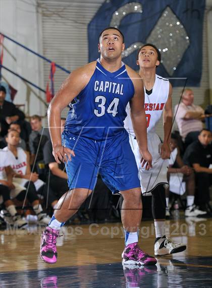 Thumbnail 2 in Capital Christian vs. Salesian (60th Gridley Invitational) photogallery.
