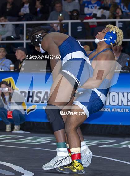 Thumbnail 2 in NYSPHSAA Wrestling Championships  Semi Finals photogallery.