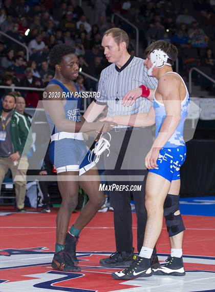 Thumbnail 2 in NYSPHSAA Wrestling Championships  Semi Finals photogallery.