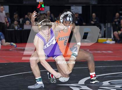 Thumbnail 1 in NYSPHSAA Wrestling Championships  Semi Finals photogallery.