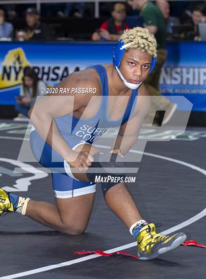 Thumbnail 1 in NYSPHSAA Wrestling Championships  Semi Finals photogallery.