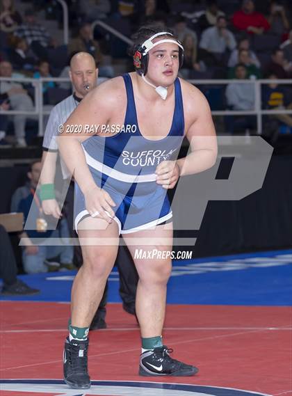 Thumbnail 2 in NYSPHSAA Wrestling Championships  Semi Finals photogallery.