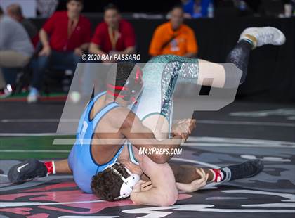 Thumbnail 1 in NYSPHSAA Wrestling Championships  Semi Finals photogallery.