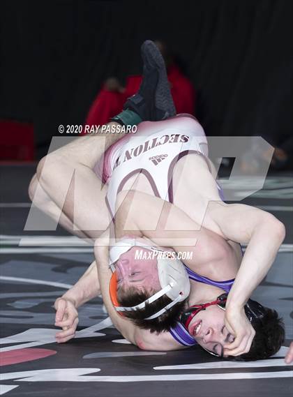 Thumbnail 3 in NYSPHSAA Wrestling Championships  Semi Finals photogallery.