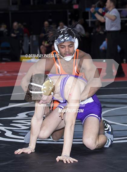 Thumbnail 1 in NYSPHSAA Wrestling Championships  Semi Finals photogallery.
