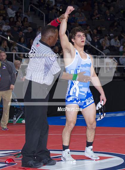 Thumbnail 1 in NYSPHSAA Wrestling Championships  Semi Finals photogallery.