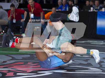 Thumbnail 2 in NYSPHSAA Wrestling Championships  Semi Finals photogallery.
