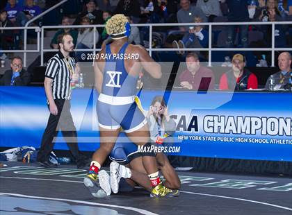 Thumbnail 1 in NYSPHSAA Wrestling Championships  Semi Finals photogallery.