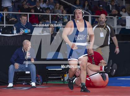 Thumbnail 1 in NYSPHSAA Wrestling Championships  Semi Finals photogallery.