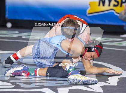 Thumbnail 1 in NYSPHSAA Wrestling Championships  Semi Finals photogallery.