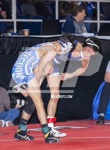 Thumbnail 2 in NYSPHSAA Wrestling Championships  Semi Finals photogallery.