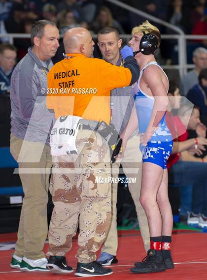 Thumbnail 2 in NYSPHSAA Wrestling Championships  Semi Finals photogallery.