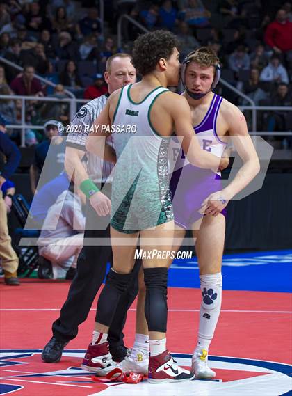 Thumbnail 2 in NYSPHSAA Wrestling Championships  Semi Finals photogallery.