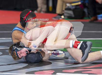 Thumbnail 2 in NYSPHSAA Wrestling Championships  Semi Finals photogallery.