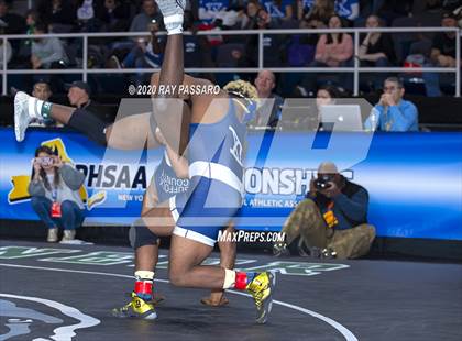 Thumbnail 3 in NYSPHSAA Wrestling Championships  Semi Finals photogallery.