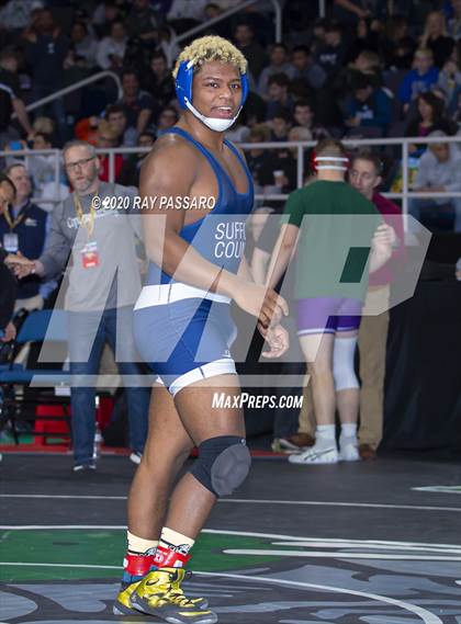 Thumbnail 2 in NYSPHSAA Wrestling Championships  Semi Finals photogallery.