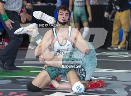 Thumbnail 2 in NYSPHSAA Wrestling Championships  Semi Finals photogallery.