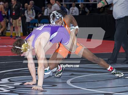 Thumbnail 2 in NYSPHSAA Wrestling Championships  Semi Finals photogallery.