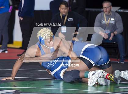 Thumbnail 3 in NYSPHSAA Wrestling Championships  Semi Finals photogallery.