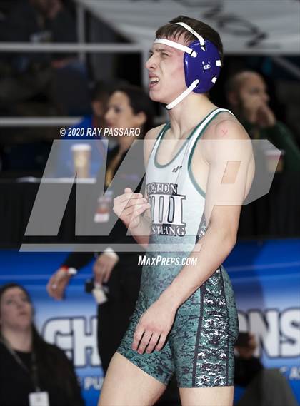 Thumbnail 1 in NYSPHSAA Wrestling Championships  Semi Finals photogallery.